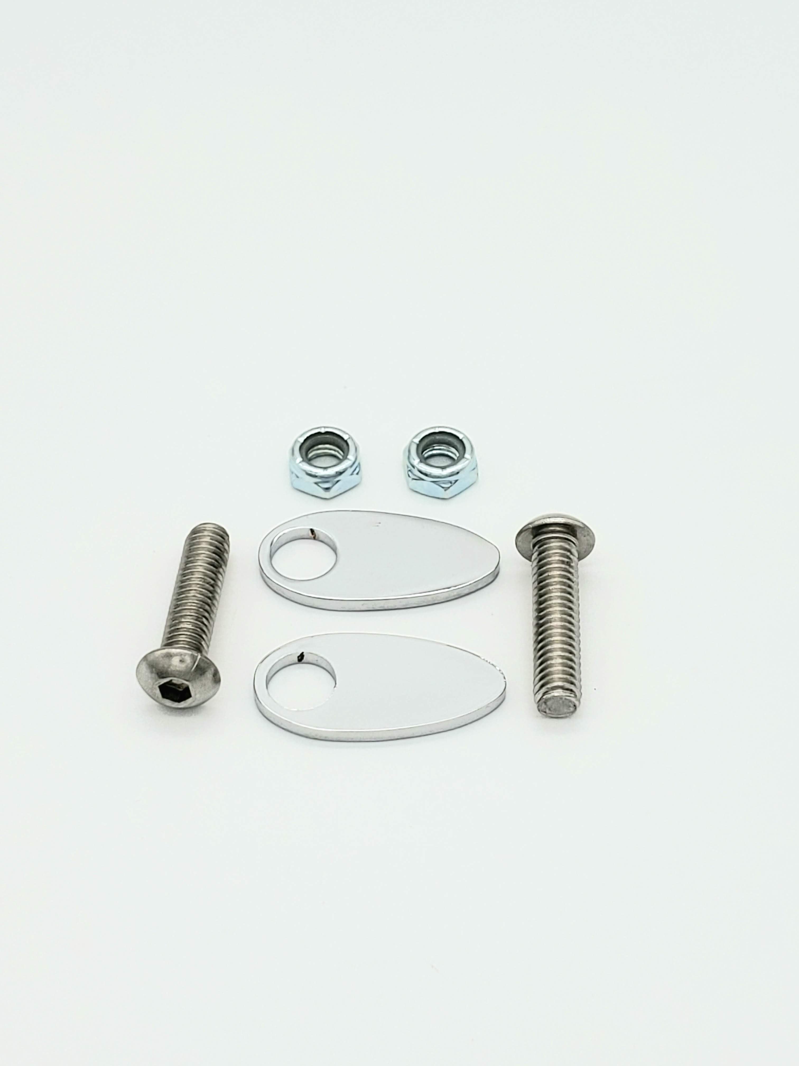 Dyna Recessed Cover Plates & Bolts (set of 2)