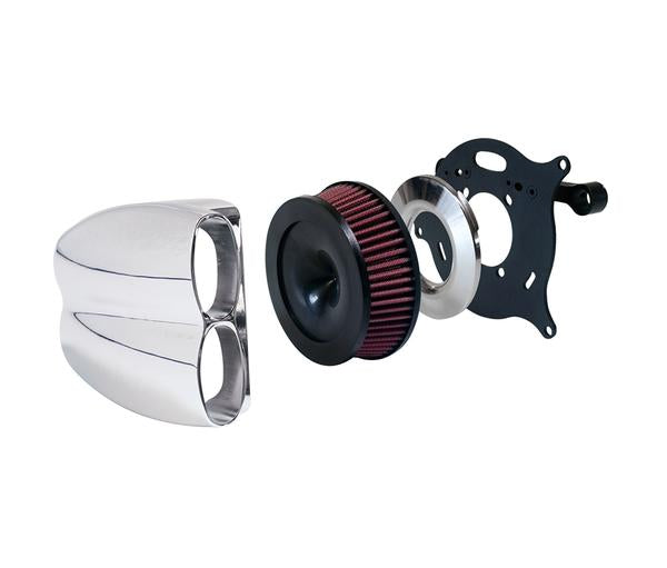 Chrome MoFlow Air Cleaner for Harley Davidson Motorcycles