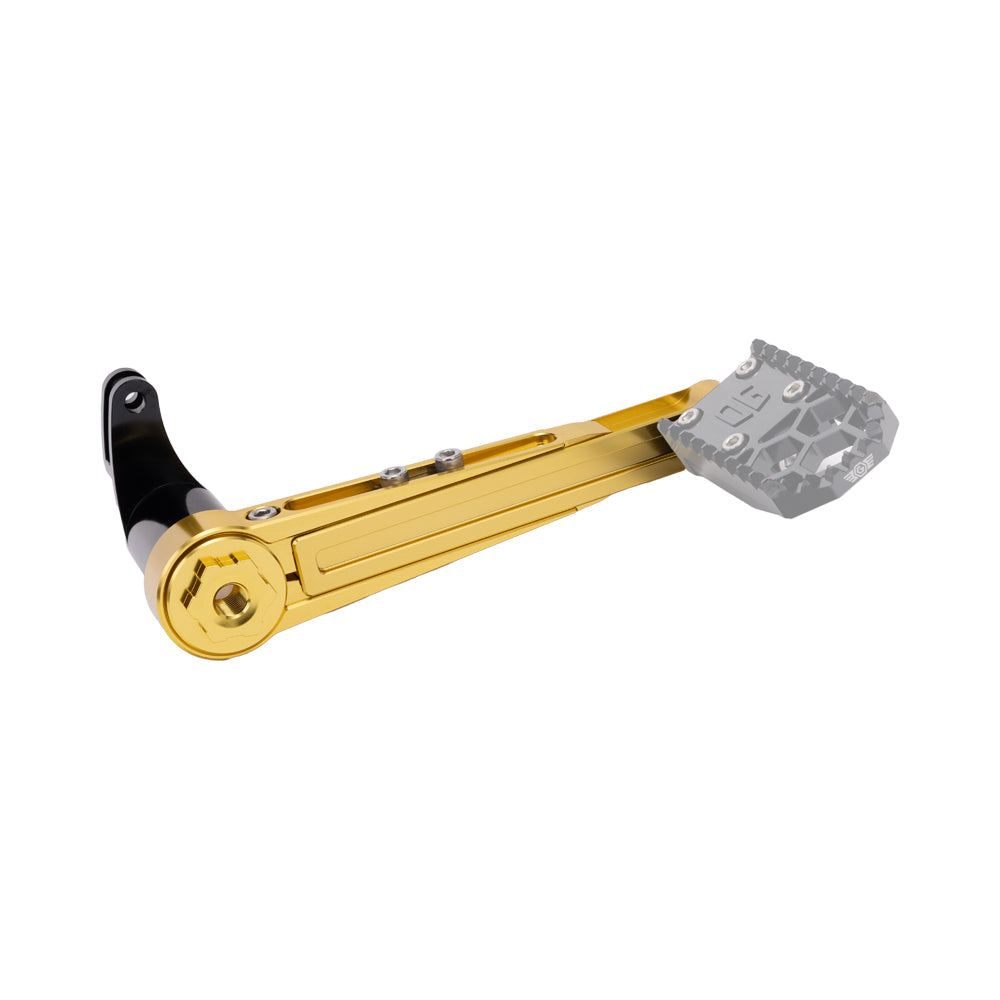 Gold Adjustable Brake Arm for Harley-Davidson Touring Models