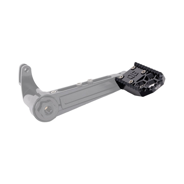 Black Harley Davidson Touring Bagger Mini Brake Pedal Gripper kit for Adjustable Brake Arm