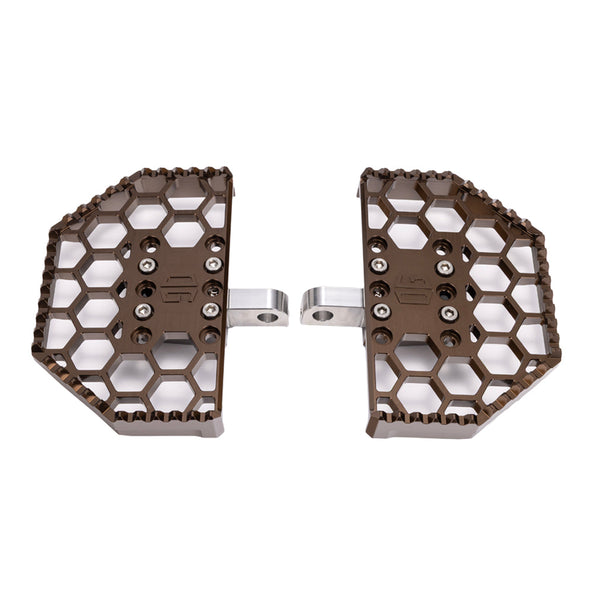 Original Garage Moto Bronze Mini Floorboards for Harley-Davidson