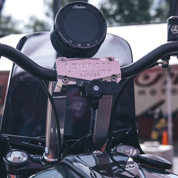 Indian Motorcycles Chief Raw Aluminium Billet Gauge Pod