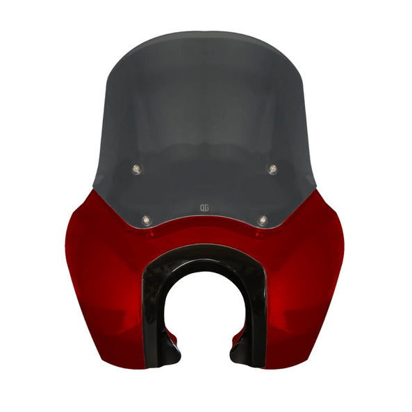 Original Garage Moto Softail Low Rider S Complete T-Sport Fairing Kit - Red Rock - OEM Headlight