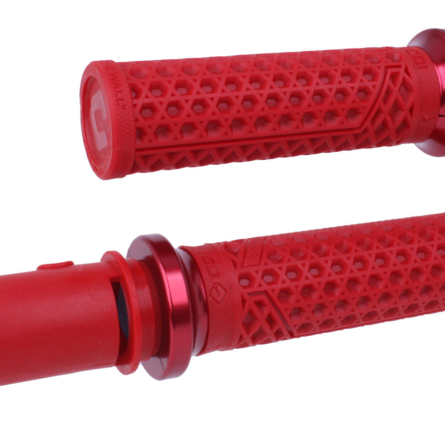 Vans V-Twin Lock-On Grips For 2024-Up-Touring & 2025-Up M8 Softails Red/Red