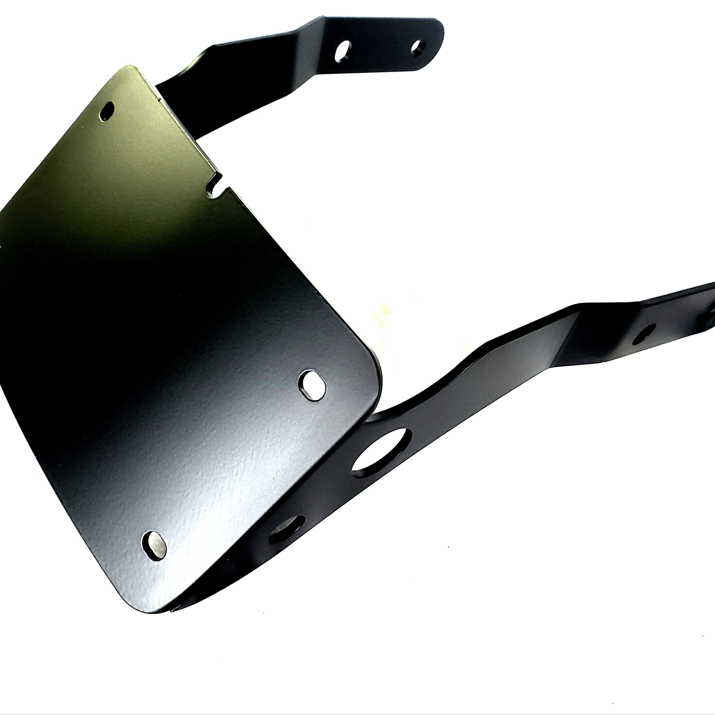 Curved License Plate Relocation for Sportsters