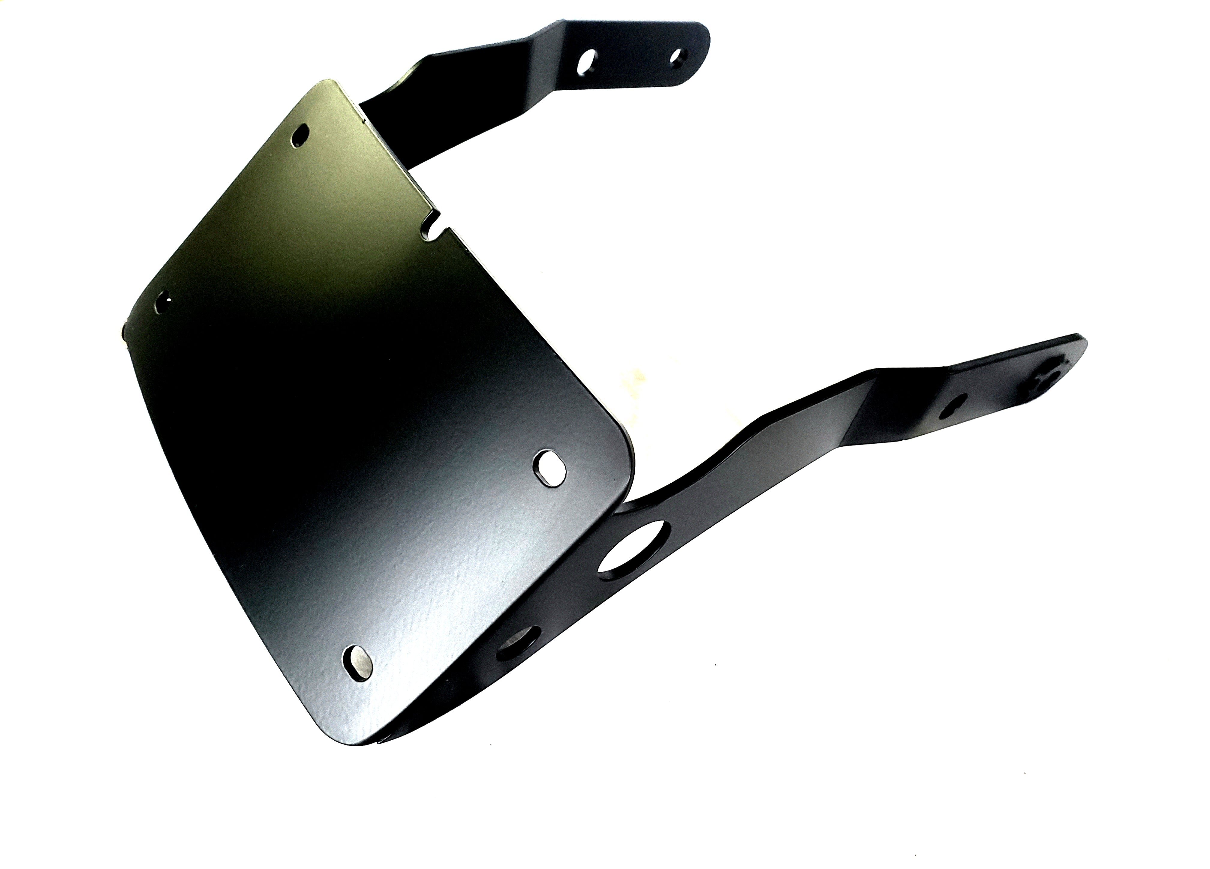 Curved License Plate Relocation for Sportsters