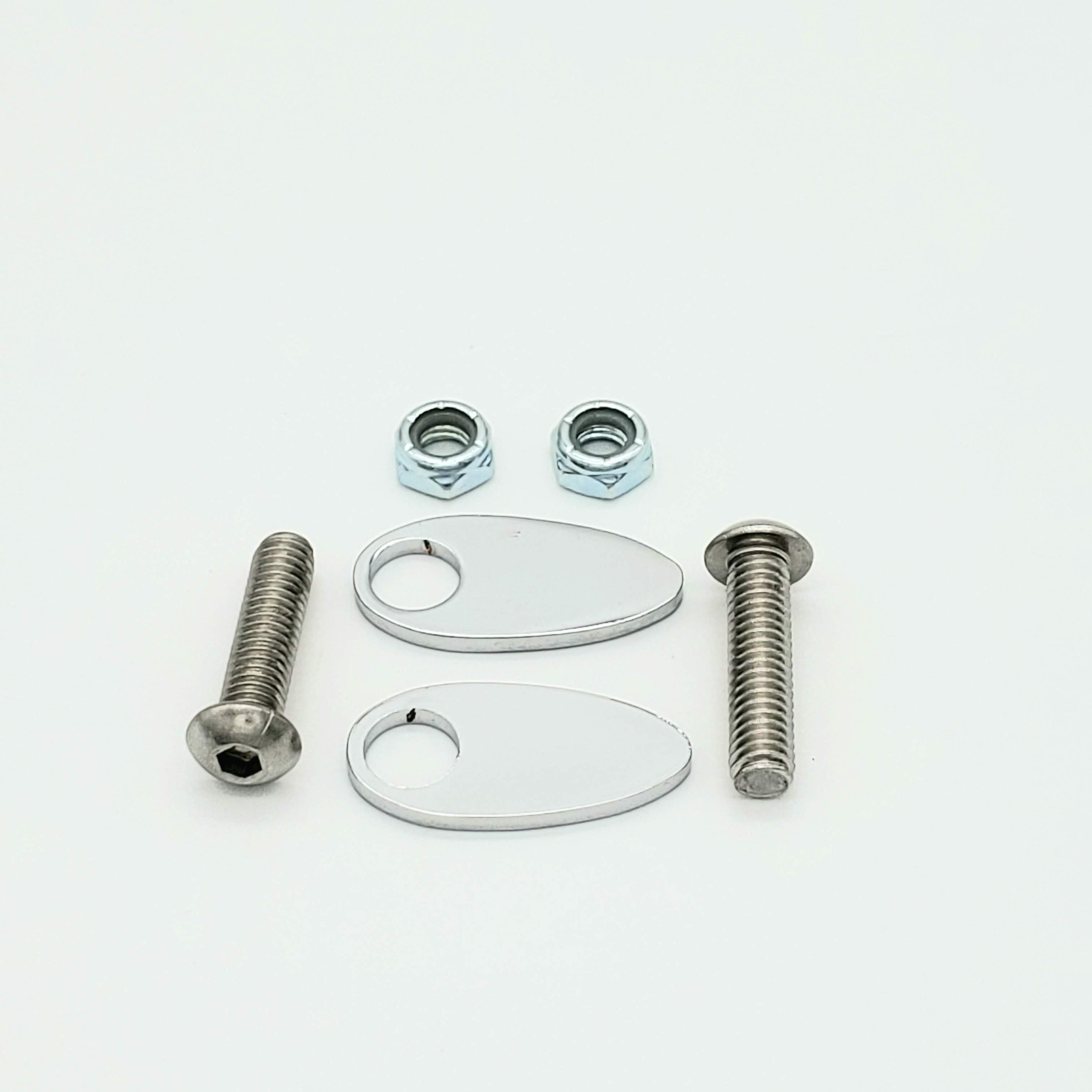 Dyna Recessed Cover Plates & Bolts (set of 2)
