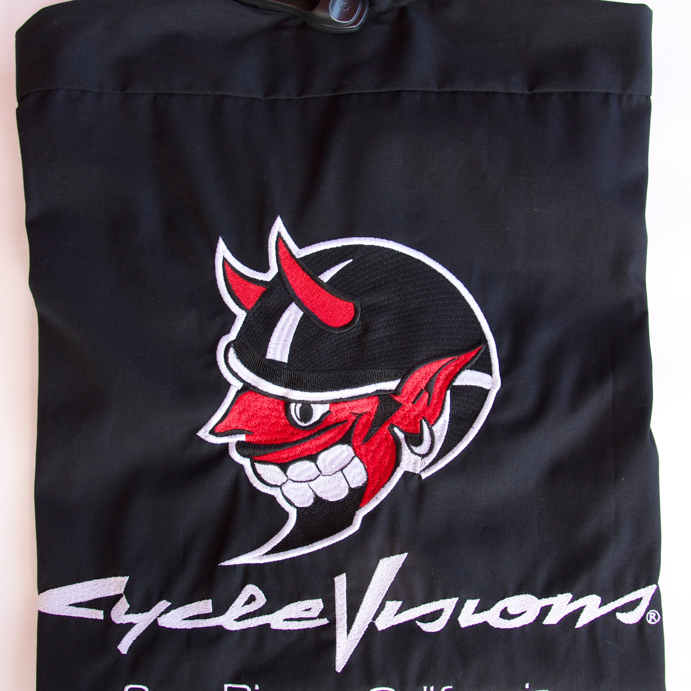Devil Embroidered Work Shirt