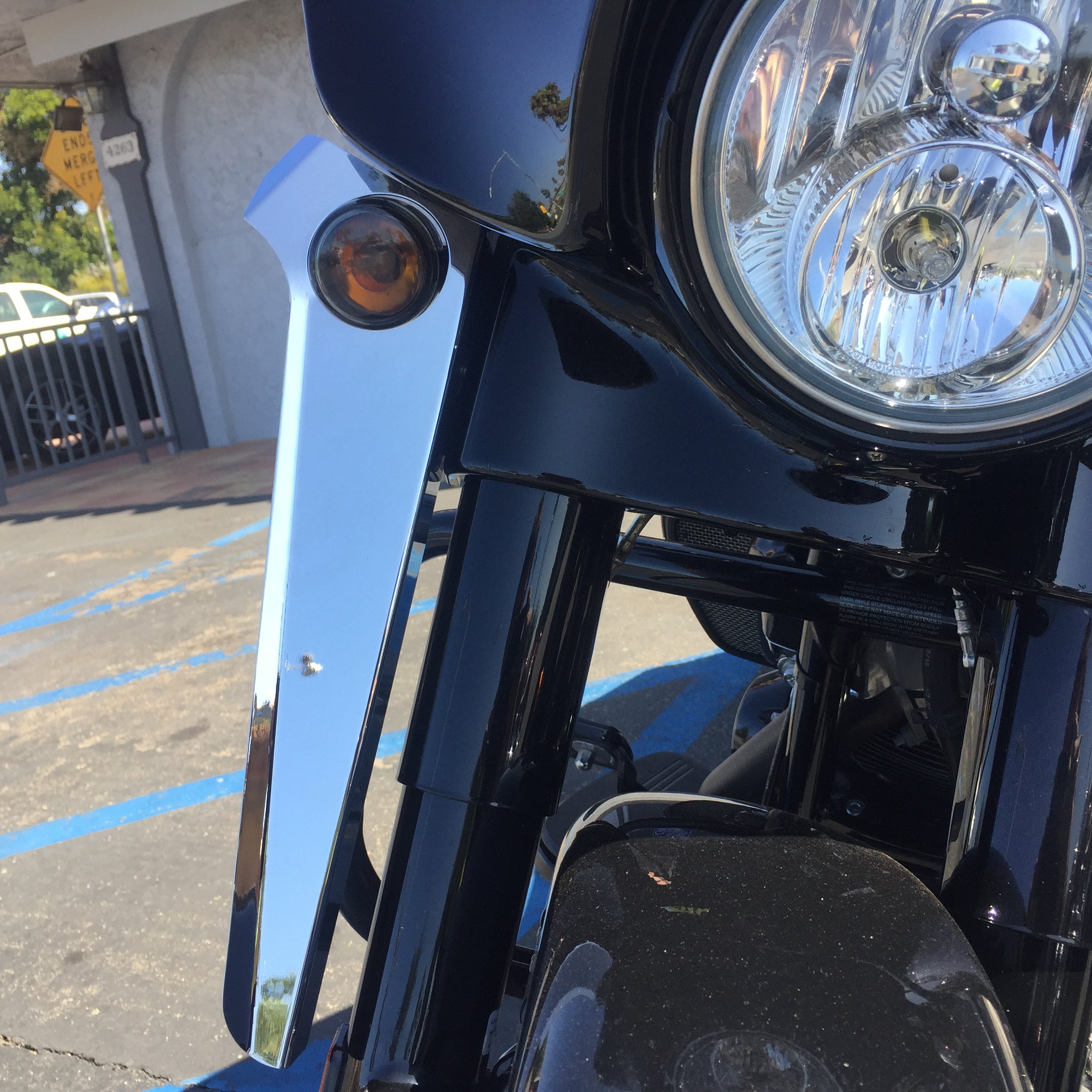 Chrome Street Glide Wind Deflectors