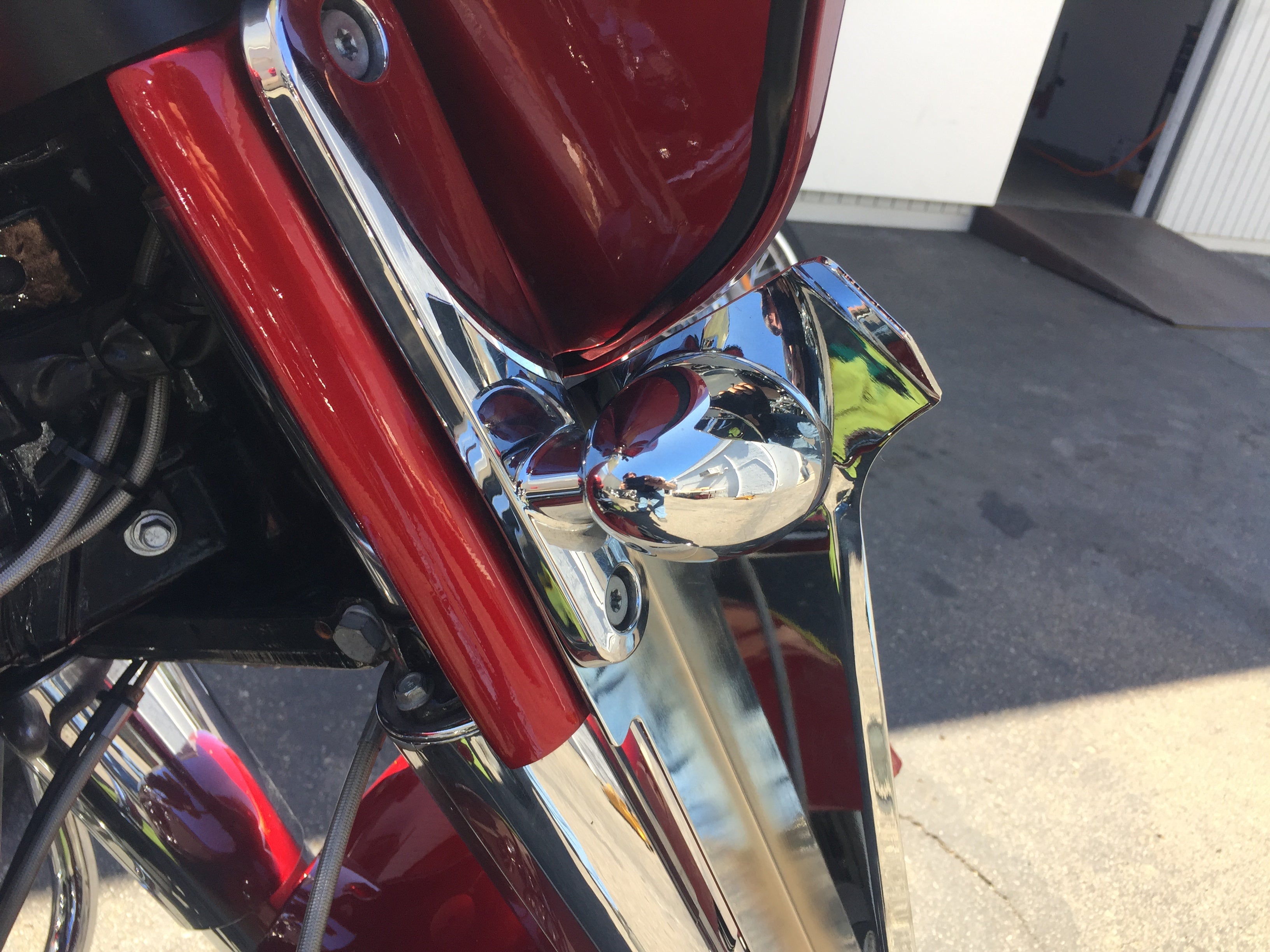 Chrome Street Glide Wind Deflectors