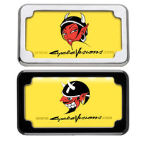 Beveled Blind Hole License Plate Frame