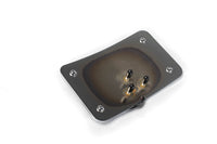 Curved 3 Hole License Plate Mount With Lights