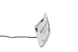 Curved 3 Hole License Plate Mount With Lights